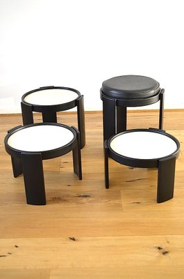 Model 780 Nesting Tables by Gianfranco Frattini for Cassina, 1960s, Set of 4-OV-783366