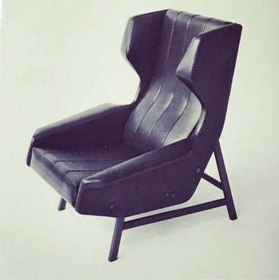 Model 877 Wingback Armchair by Gianfranco Frattini for Cassina, 1959-PDW-1397004