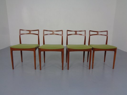 Model 94 Teak Dining Chairs by Johannes Andersen for Christian Linneberg, 1960s, Set of 4-RDW-1301386