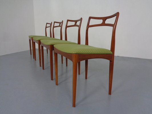 Model 94 Teak Dining Chairs by Johannes Andersen for Christian Linneberg, 1960s, Set of 4-RDW-1301386