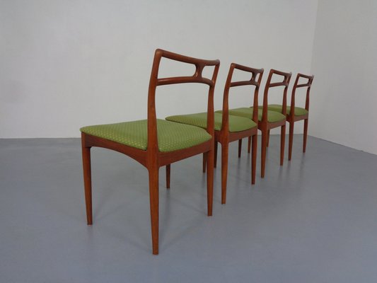 Model 94 Teak Dining Chairs by Johannes Andersen for Christian Linneberg, 1960s, Set of 4-RDW-1301386