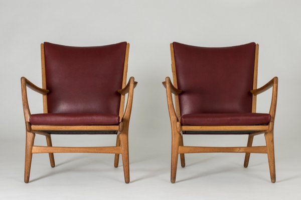 Model AP 16 Lounge Chairs by Hans J. Wegner for A.P. Stolen, 1960s, Set of 2-NL-568446