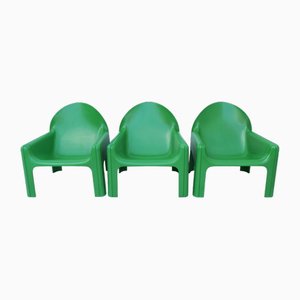 Model Armchairs 4794 by Gae Aulenti for Kartell, Italy, 1975, Set of 3-WF-1735473