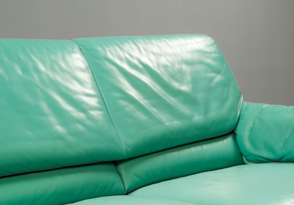 Model Bora Bèta Sofa in Mintgreen Leather by Axel Venthoven for Leolux, 1984-VLO-2019810