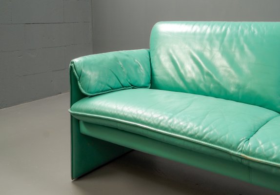 Model Bora Bora Sofa in Mintgreen Leather by Axel Venthoven for Leolux, 1991-VLO-2019818