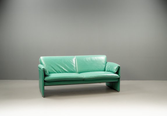 Model Bora Bora Sofa in Mintgreen Leather by Axel Venthoven for Leolux, 1991-VLO-2019818