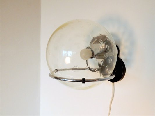 Model C-1725 Raindrop Glass Basketball Wall Lamp from Raak, 1970s-NV-2022638