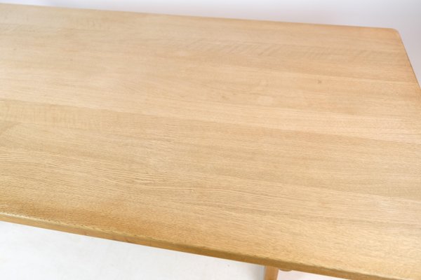 Model C18 Shaker Dining Table in Soap-Treated Oak by Børge Mogensen, 1960s-UY-1425717