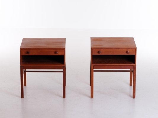 Model Casino Bedside Tables by Sven Engström & Gunnar Myrstrand, 1960s, Set of 2-QU-1706900