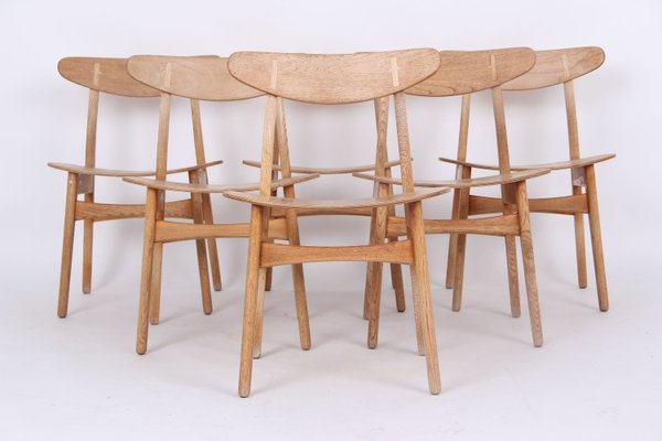 Model CH30 Oak Chairs by Carl Hansen & Son for Carl Hansen & Søn, 1968, Set of 6-DQ-2022681