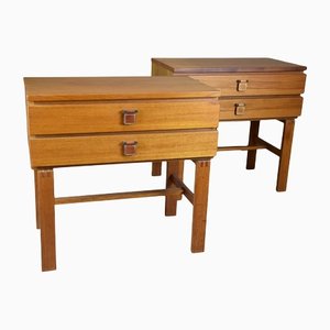 Model Charmant Side Table or Chest of Drawers by Sigurd Göransson for the Manufacturer Fröseke, Sweden, Set of 2-RNM-1148423