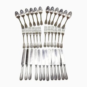 Model Chinon Cutlery Set from Christofle, France, 1930s, Set of 36-HNE-1802016