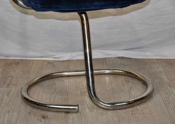 Model Cobra Dining Chairs attributed to Giotto Stoppino, 1970s, Set of 4-ROJ-646914