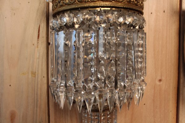 Model Crinoline Sconces from Baccarat, 1950s, Set of 2-KMQ-1410753