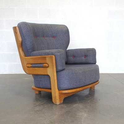 Model Denis Lounge Chairs by Guillerme Et Chambron for Votre Maison, 1970s, Set of 2-PC-1750424