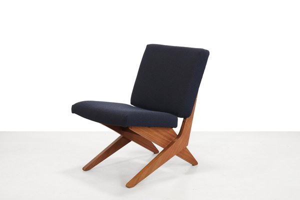 Model FB18 Scissor Armchair in Teak by Jan Van Grunsven for Pastoe, 1950s-BQ-2042277