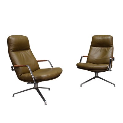 Model FK-86 Lounge Chairs by Preben Fabricius and Jørgen Kastholm for Kill International, 1968, Set of 2-TE-574587