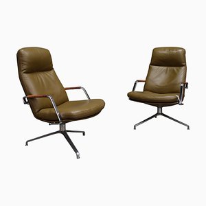 Model FK-86 Lounge Chairs by Preben Fabricius and Jørgen Kastholm for Kill International, 1968, Set of 2-TE-574587