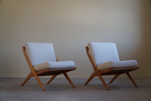 Model Frisco/5-156 Armchairs attributed to Folke Ohlsson for Bodafors, 1960s, Set of 2-MXF-1446925