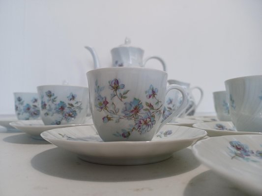 Model Gabrielle Limoges Porcelain Coffee Service Set from Bernardaud, Set of 23-EHL-1293007