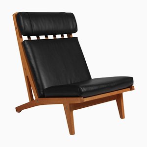 Model GE-375 Lounge Chair attributed to Hans J. Wegner for Getama, 1960s-HJB-1822323