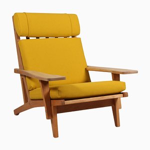 Model GE-375 Lounge Chair attributed to Hans J. Wegner for Getama, 1960s-HJB-1822315