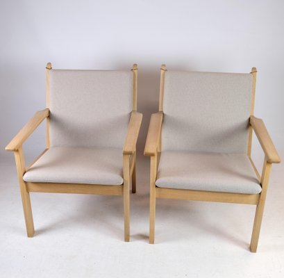 Model GE284 Lounge Chairs attributed to Hans J. Wegner, 1960s, Set of 2-UY-1368600