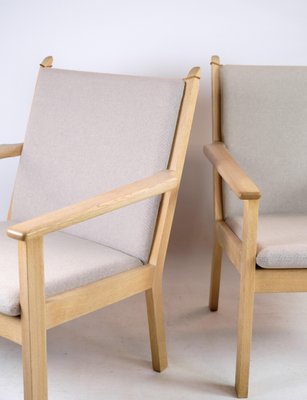 Model GE284 Lounge Chairs attributed to Hans J. Wegner, 1960s, Set of 2-UY-1368600