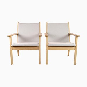 Model GE284 Lounge Chairs attributed to Hans J. Wegner, 1960s, Set of 2-UY-1368600