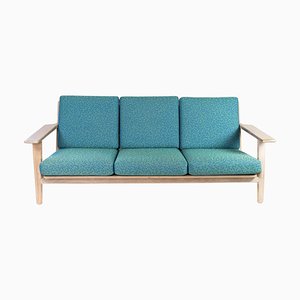 Model GE290 3 Seater Sofa in Oak by Hans J. Wegner for Getama, 1960s-UY-980658