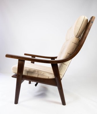 Model GE530 Armchair in Dark Oak by Hans J. Wegner, 1960s-UY-980657