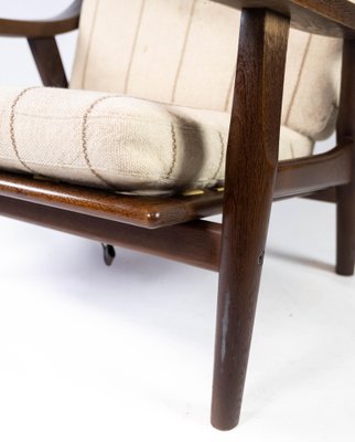 Model GE530 Armchair in Dark Oak by Hans J. Wegner, 1960s-UY-980657