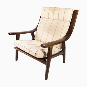 Model GE530 Armchair in Dark Oak by Hans J. Wegner, 1960s-UY-980657