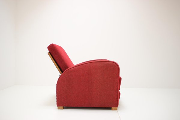 Model H-282 Armchair by Jindrich Halabala, Czechoslovakia, 1940s-TZ-727136