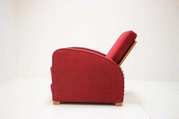 Model H-282 Armchair by Jindrich Halabala, Czechoslovakia, 1940s-TZ-727136