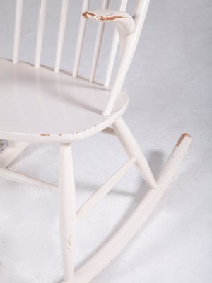 Model IW3 Rocking Chair by Illum Wikkelsø for Niels Eilersen, 1950s-QVY-560407