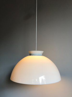 Model KD6 White Glass Pendant Lamp by Achille & Pier Giacomo Castiglioni for Kartell, 1959-CC-560126