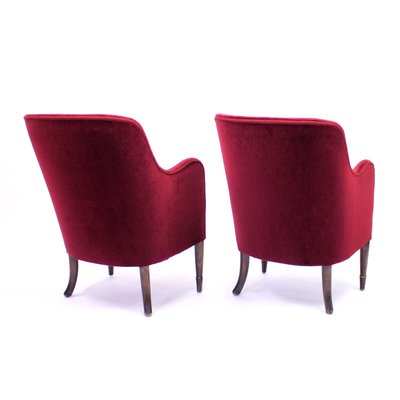 Model Konsert Lounge Chairs by Carl Malmsten, 1926, Set of 2-KQ-782653