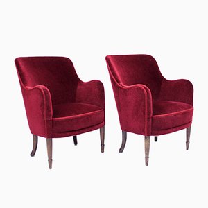 Model Konsert Lounge Chairs by Carl Malmsten, 1926, Set of 2-KQ-782653