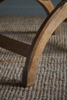 Model Kurul Armchair in Oak & Lambswool attributed to Henning Kjærnulf, 1960s-MXF-1734605