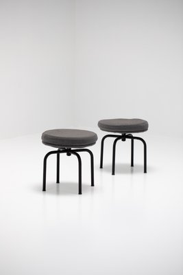 Model LC8 Stools by Le Corbusier for Cassina, 1970s, Set of 2-OO-656657