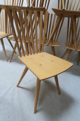 Model Mikado Chairs by Johannes Foersom and Peter Hiort-Lorenzen for Fredericia, 1990s, Set of 10-GJF-712577