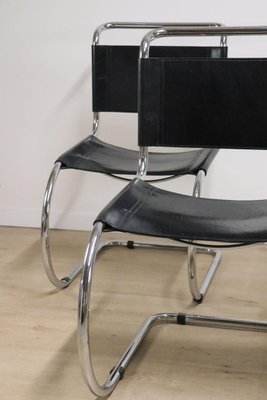 Model MR10 Chairs by Ludwig Mies Van Der Rohe, 1970s, Set of 4-IZV-2035553