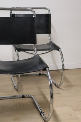 Model MR10 Chairs by Ludwig Mies Van Der Rohe, 1970s, Set of 4-IZV-2035553