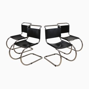 Model MR10 Chairs by Ludwig Mies Van Der Rohe, 1970s, Set of 4-IZV-2035553