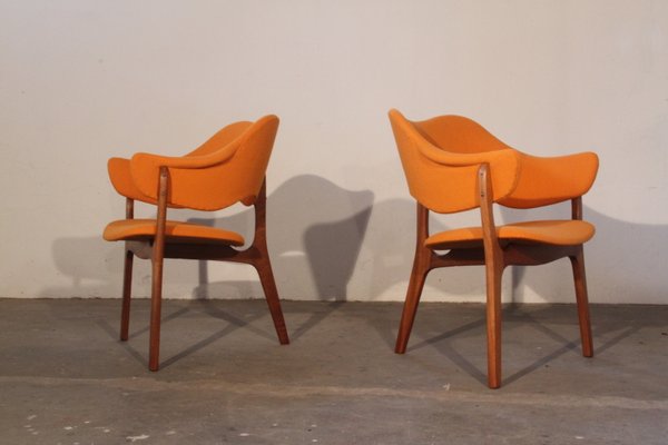 Model Napoli Chairs by Kjell Hjall and Bjarne Stave, 1950s, Set of 2-QNP-2016202