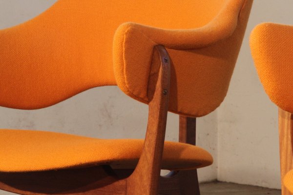 Model Napoli Chairs by Kjell Hjall and Bjarne Stave, 1950s, Set of 2-QNP-2016202