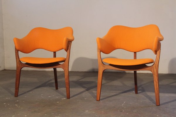 Model Napoli Chairs by Kjell Hjall and Bjarne Stave, 1950s, Set of 2-QNP-2016202