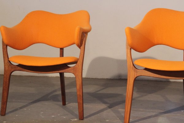 Model Napoli Chairs by Kjell Hjall and Bjarne Stave, 1950s, Set of 2-QNP-2016202