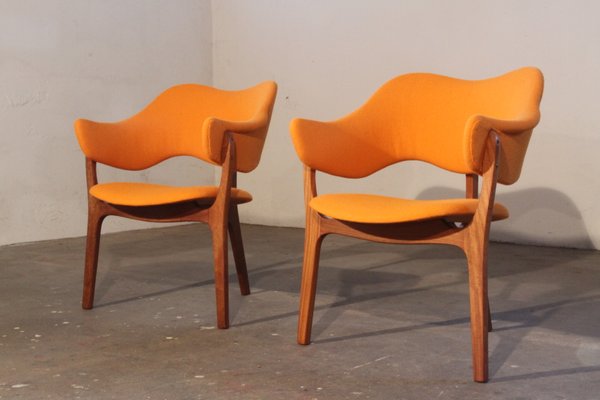 Model Napoli Chairs by Kjell Hjall and Bjarne Stave, 1950s, Set of 2-QNP-2016202